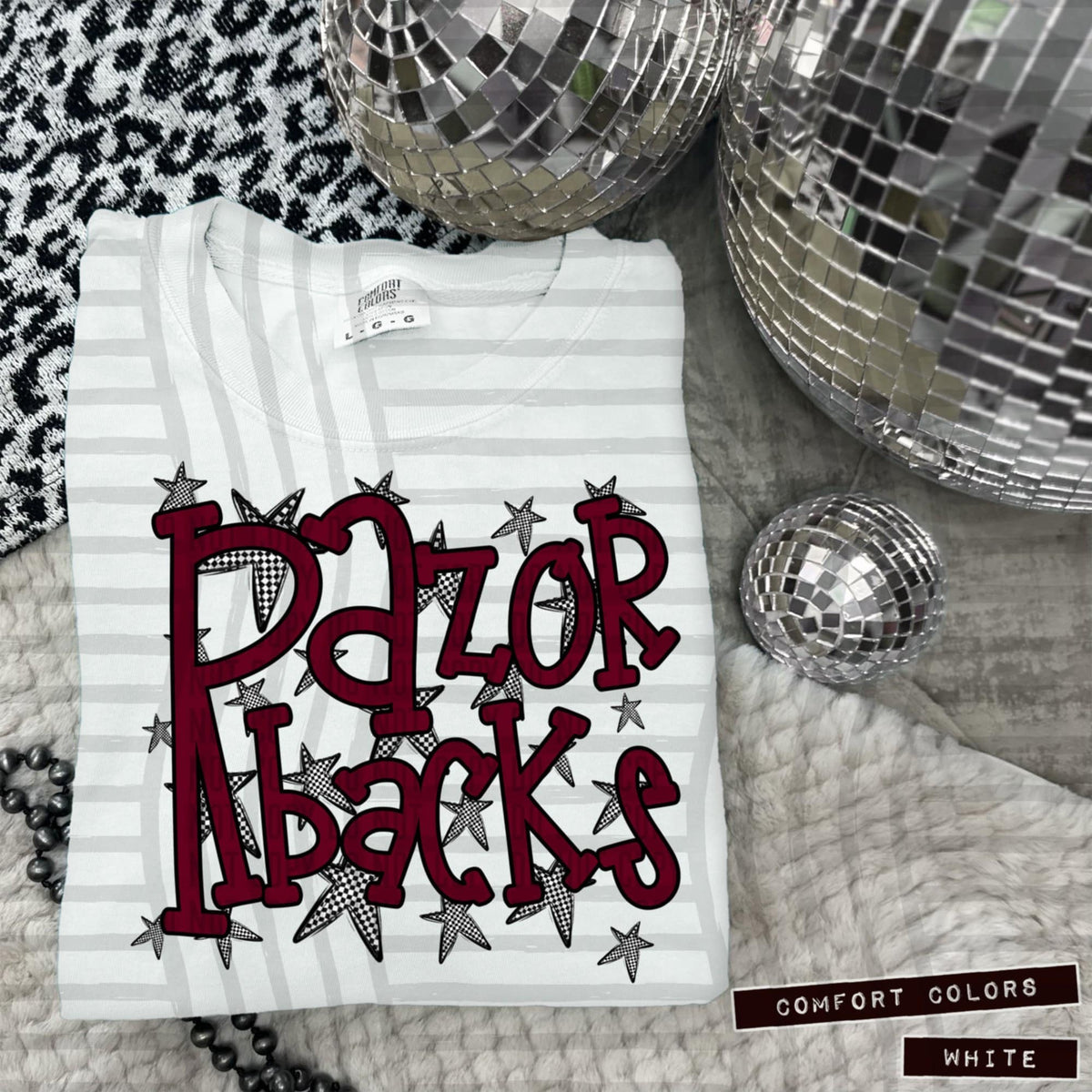 Maroon Staggered Mascots (Caplinger)