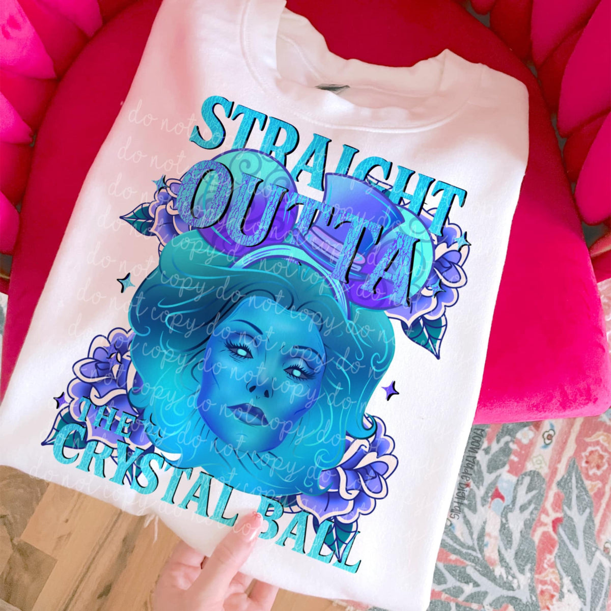 Straight Outta The Crystal Ball Witch (MMD) DTF transfer