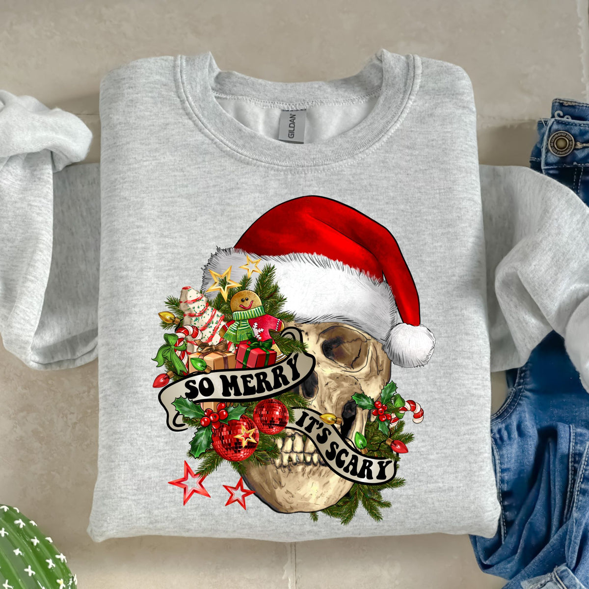 So Merry It's Scary-38742-DTF transfer