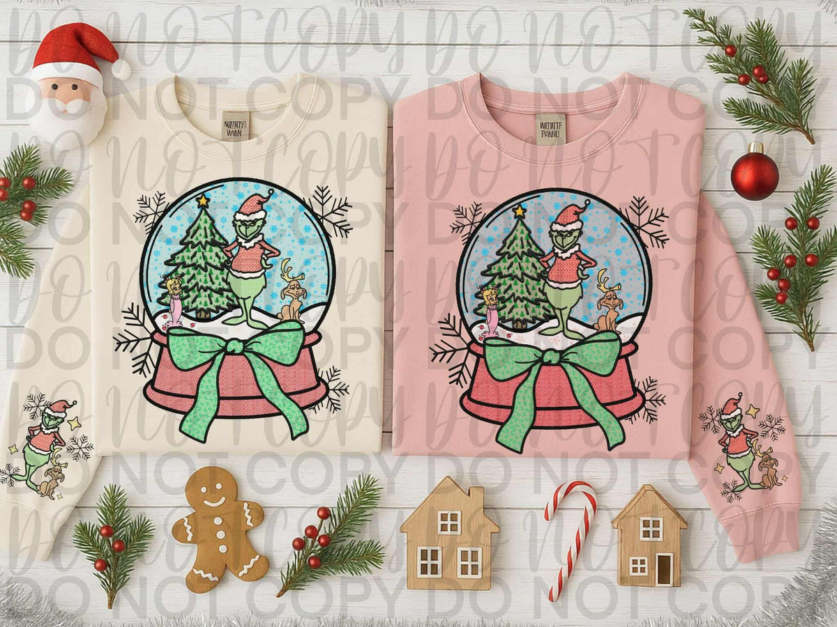 Green Guy snowglobe (sweet starlight) 114541 DTF transfer