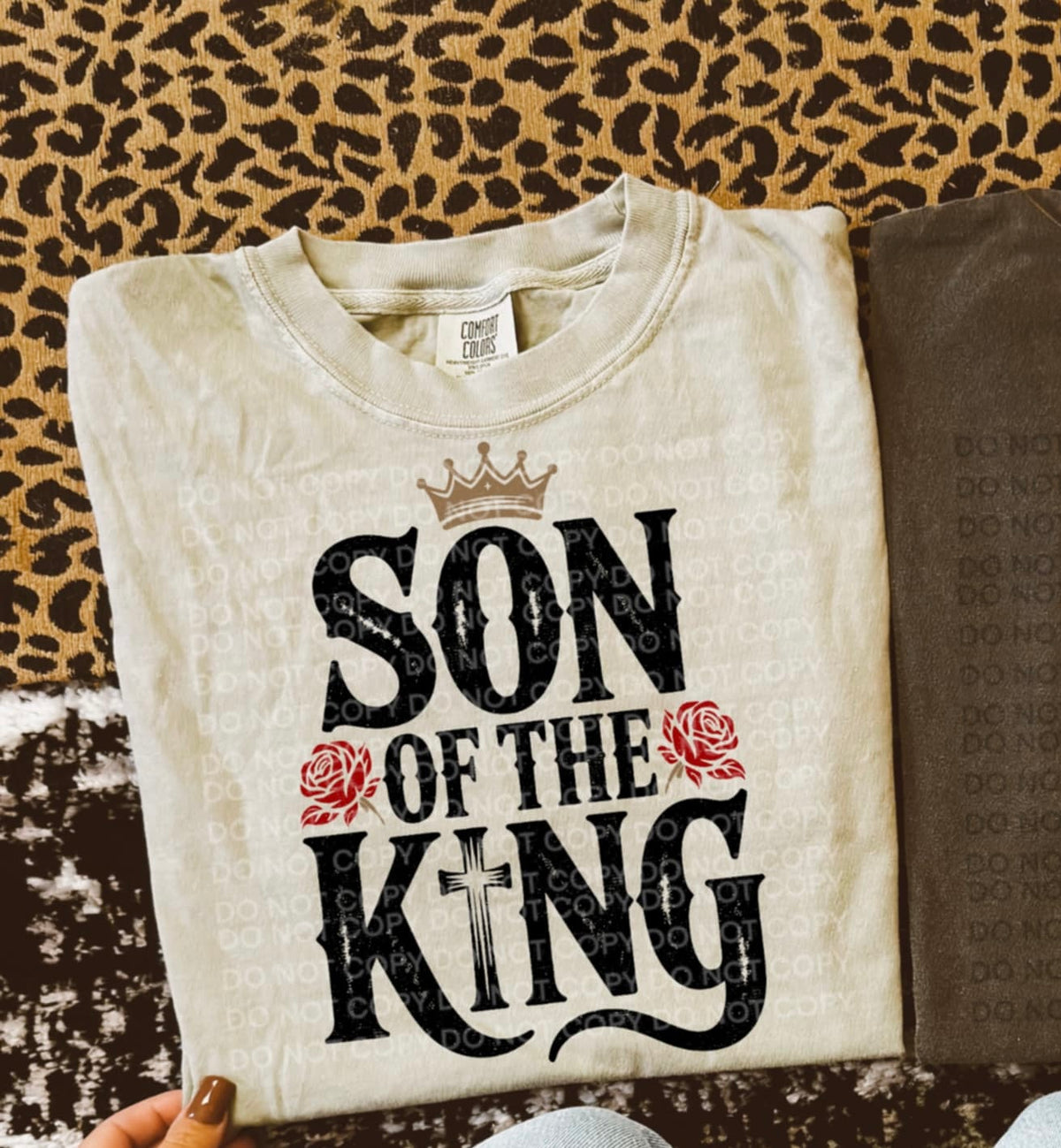 Son of the King BLACK (scg) DTF Transfer