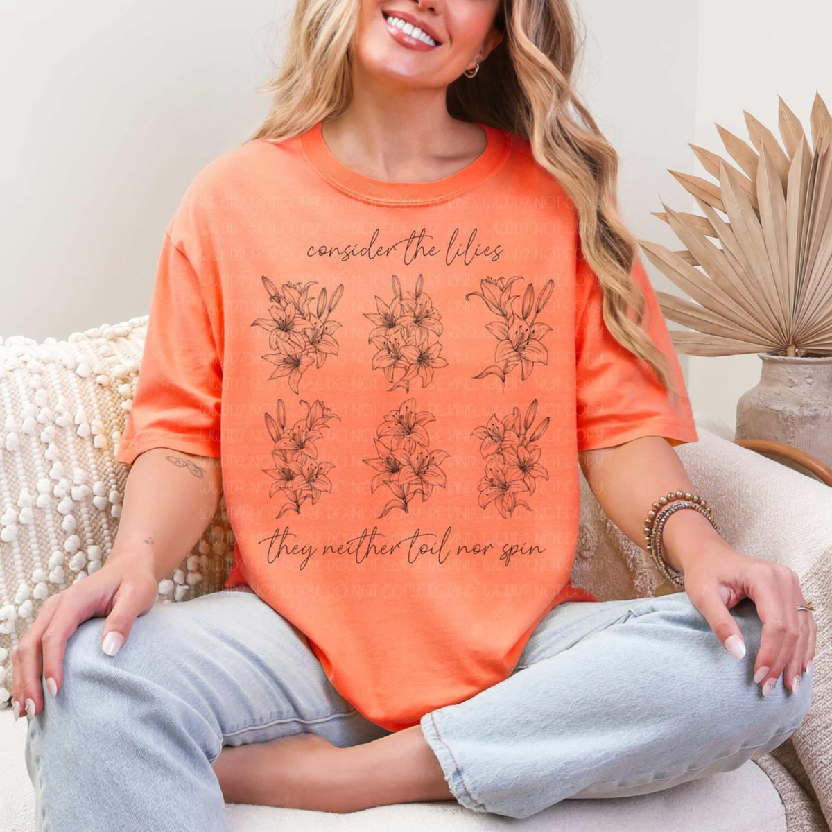 Consider the lilies 94628 DTF transfer