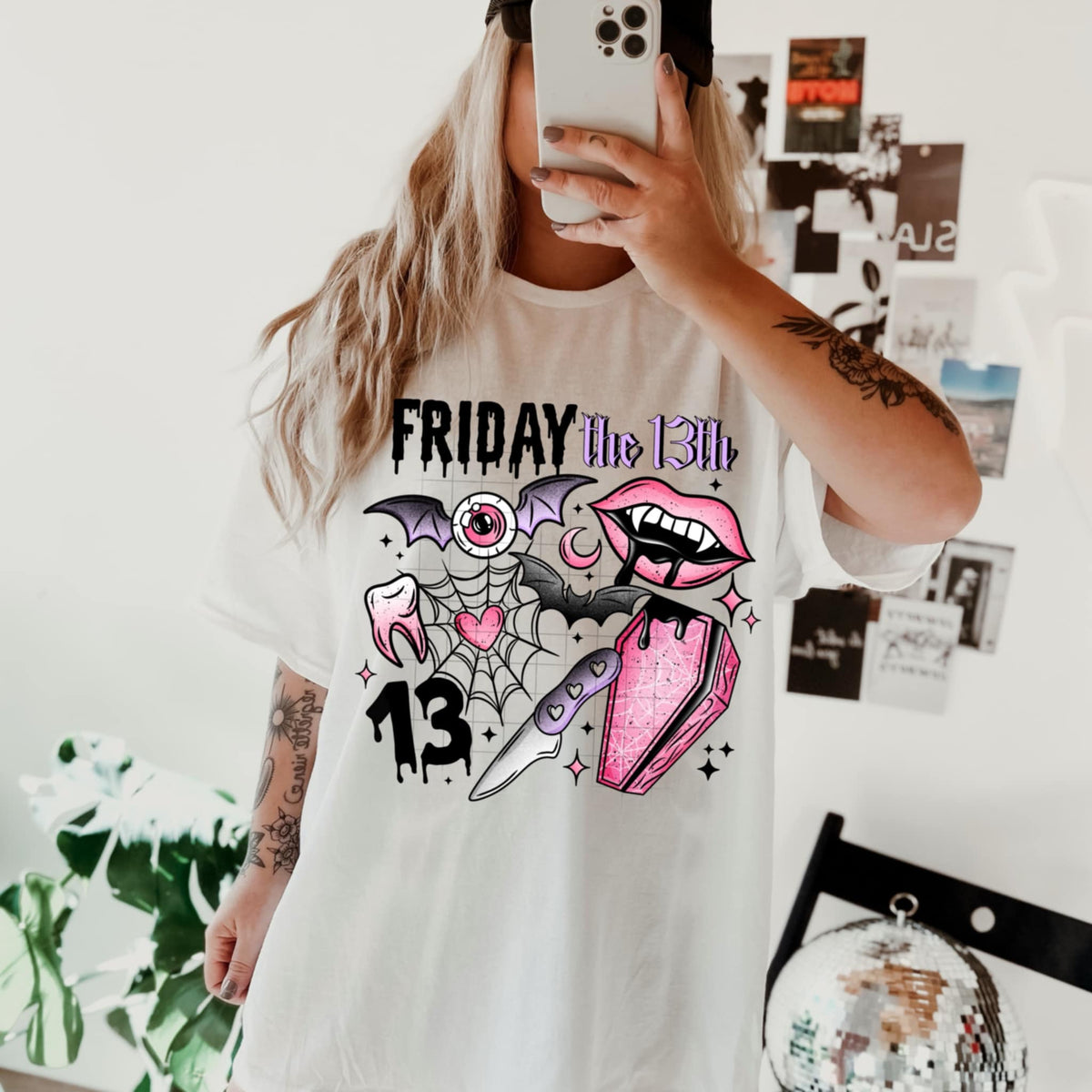 Friday the 13th cluster (CSC) 98969 DTF transfer