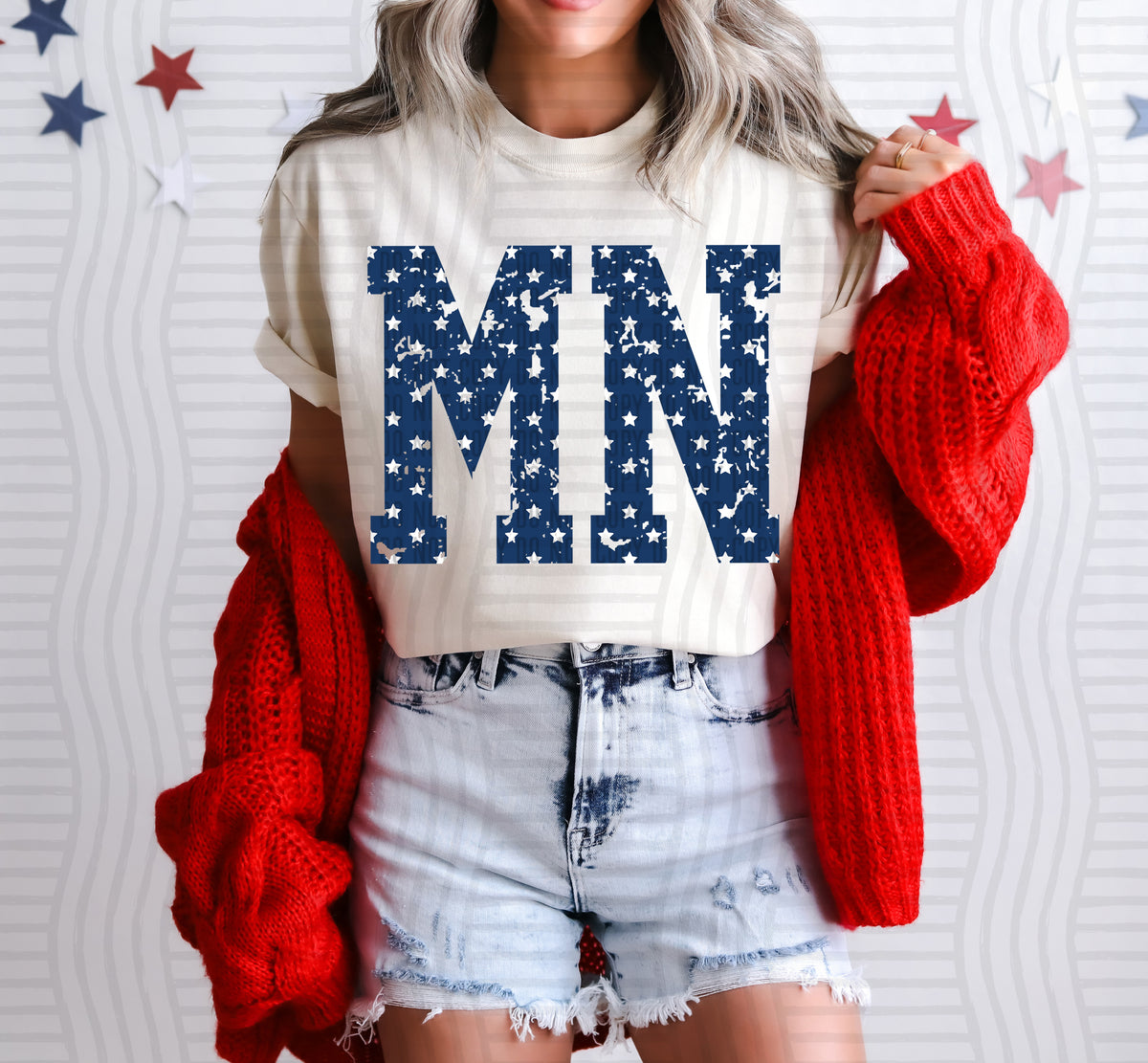 MN white stars (Caplinger) dtf transfer