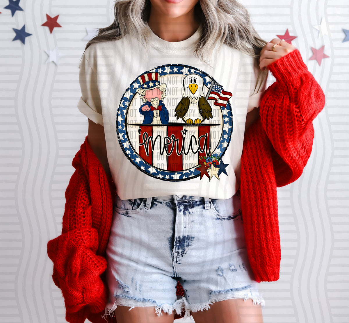 Merica circle 01 (Caplinger) dtf transfer