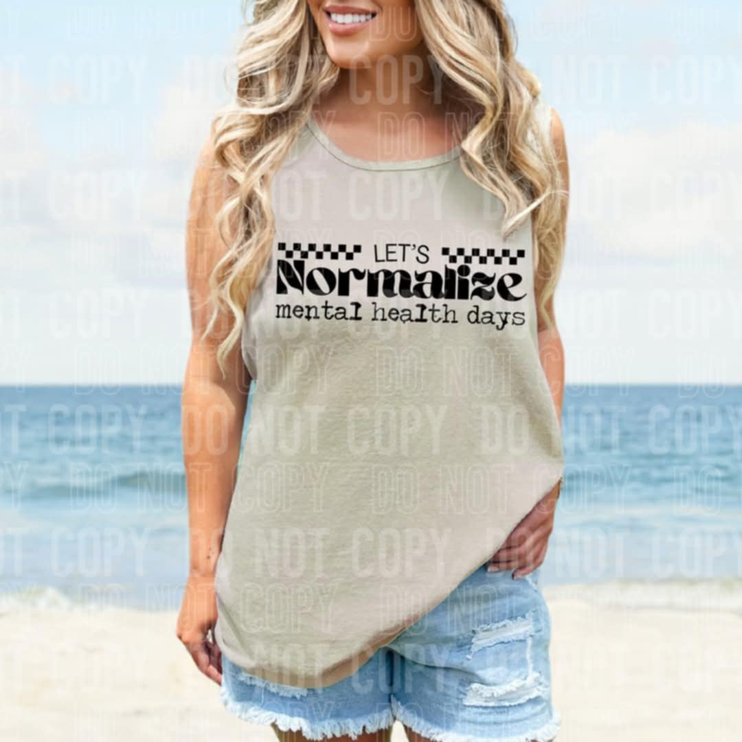 Let’s normalize mental health days (SBB) 99007 DTF transfer