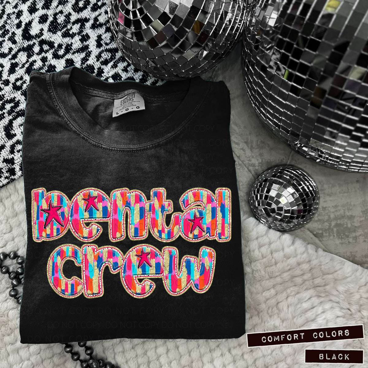 Dental Crew Tutti Brushstrokes (Caplinger) DTF transfer