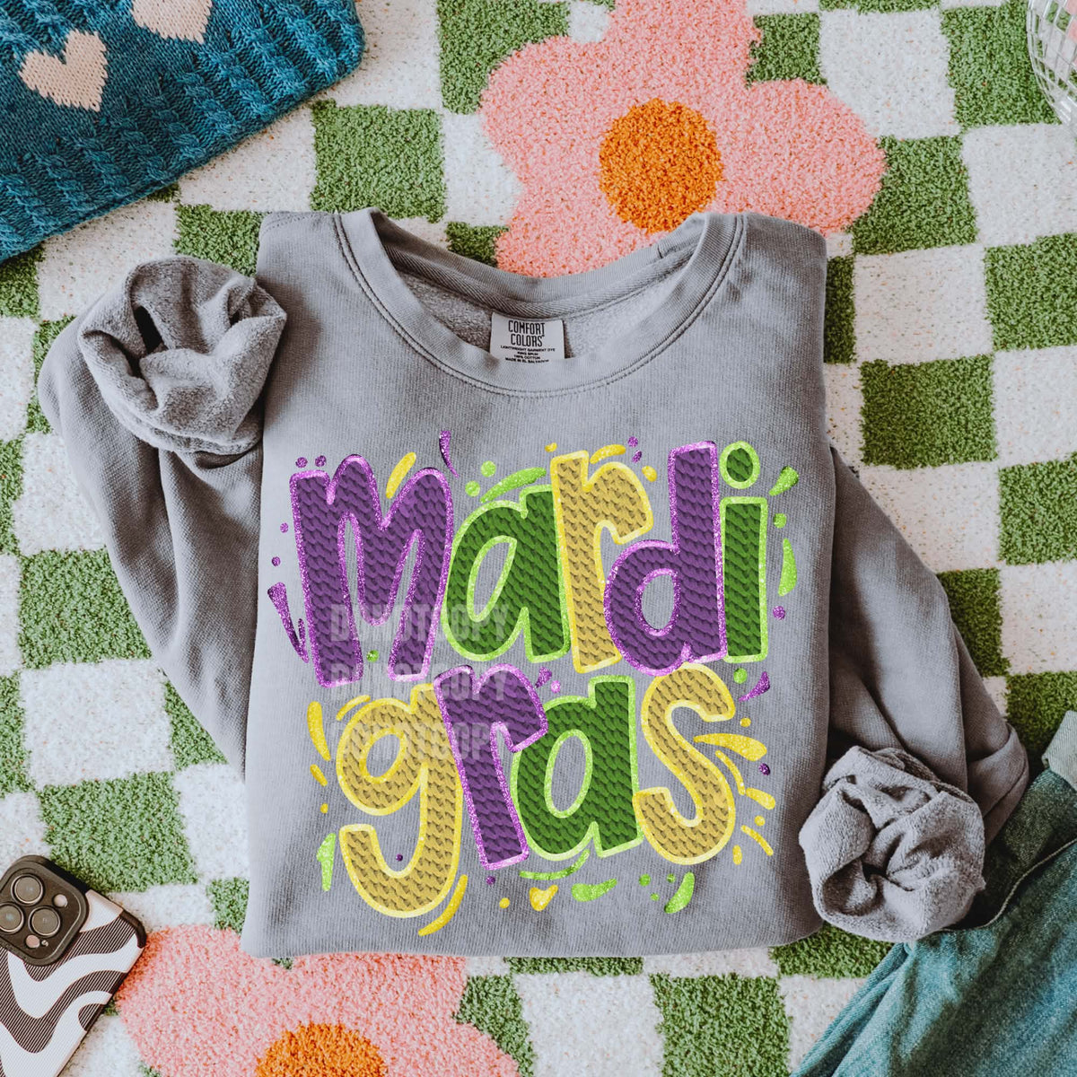 Mardi Gras (Csg) DTF transfer