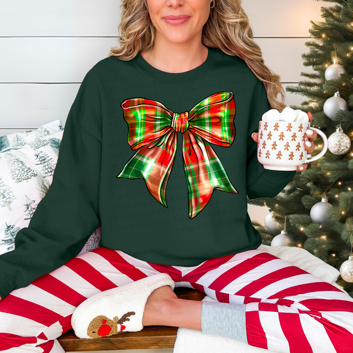 Christmas Bow (RD) DTF Transfer