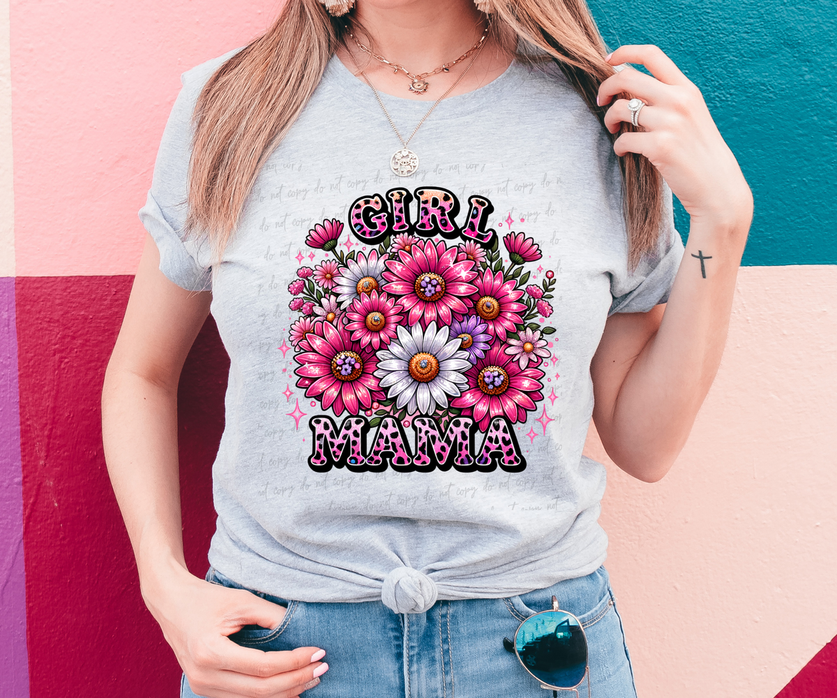 Girl mama flowers 28757 DTF Transfer