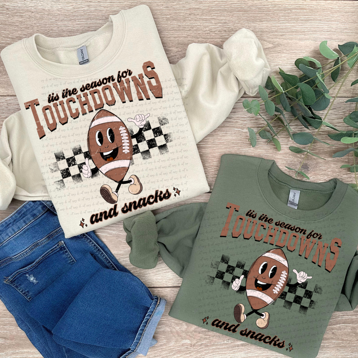 Tis' The Season For Touchdowns And Snacks 68387 DTF Transfer
