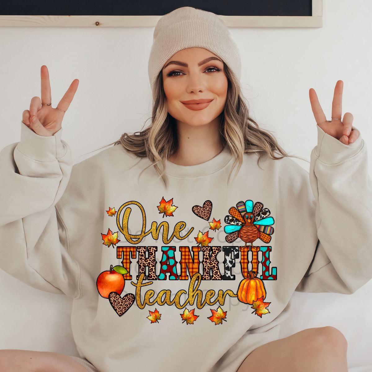 One Thankful Teacher-38824-DTF transfer