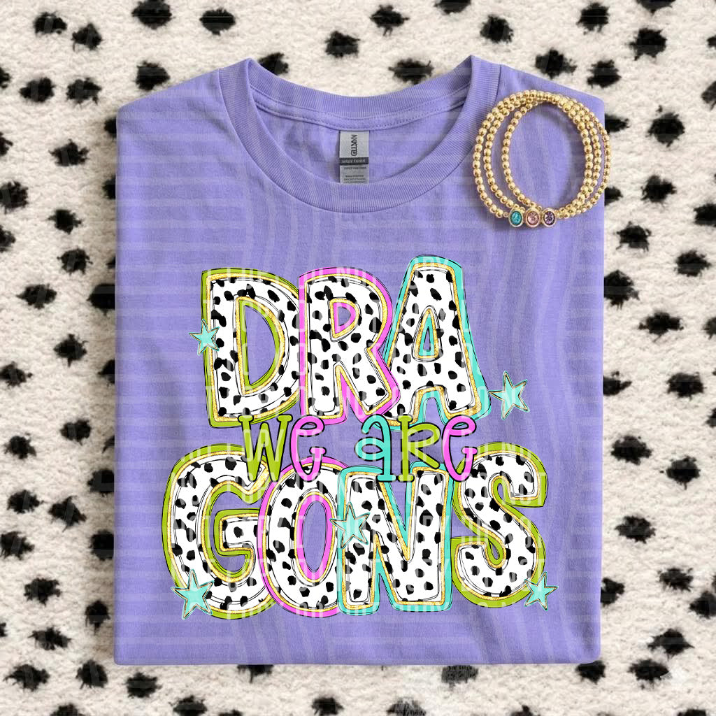 We Are Dragons Spotted & Dotted (Caplinger) DTF transfer