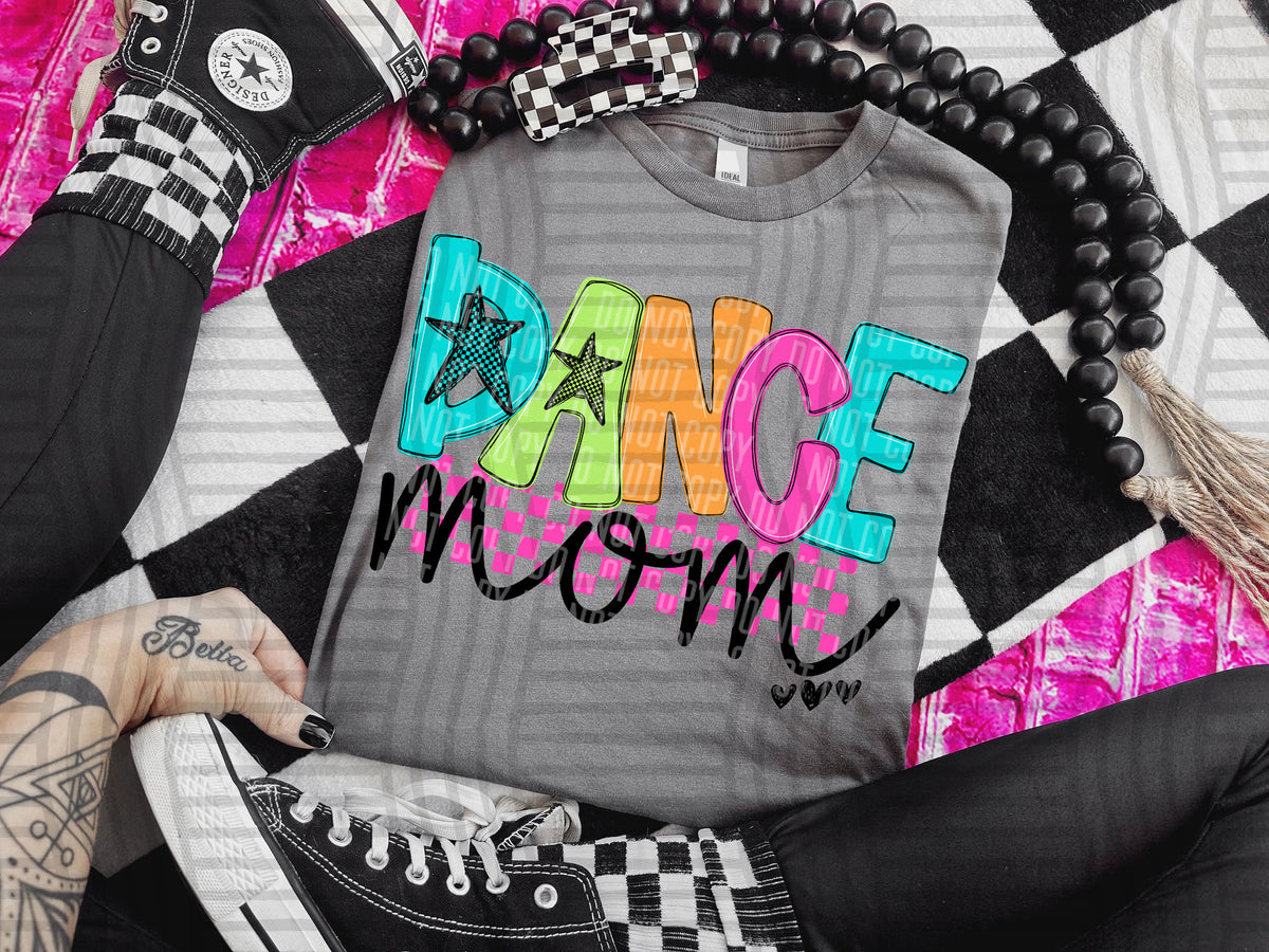 dance mom checkers (Caplinger) DTF Transfer