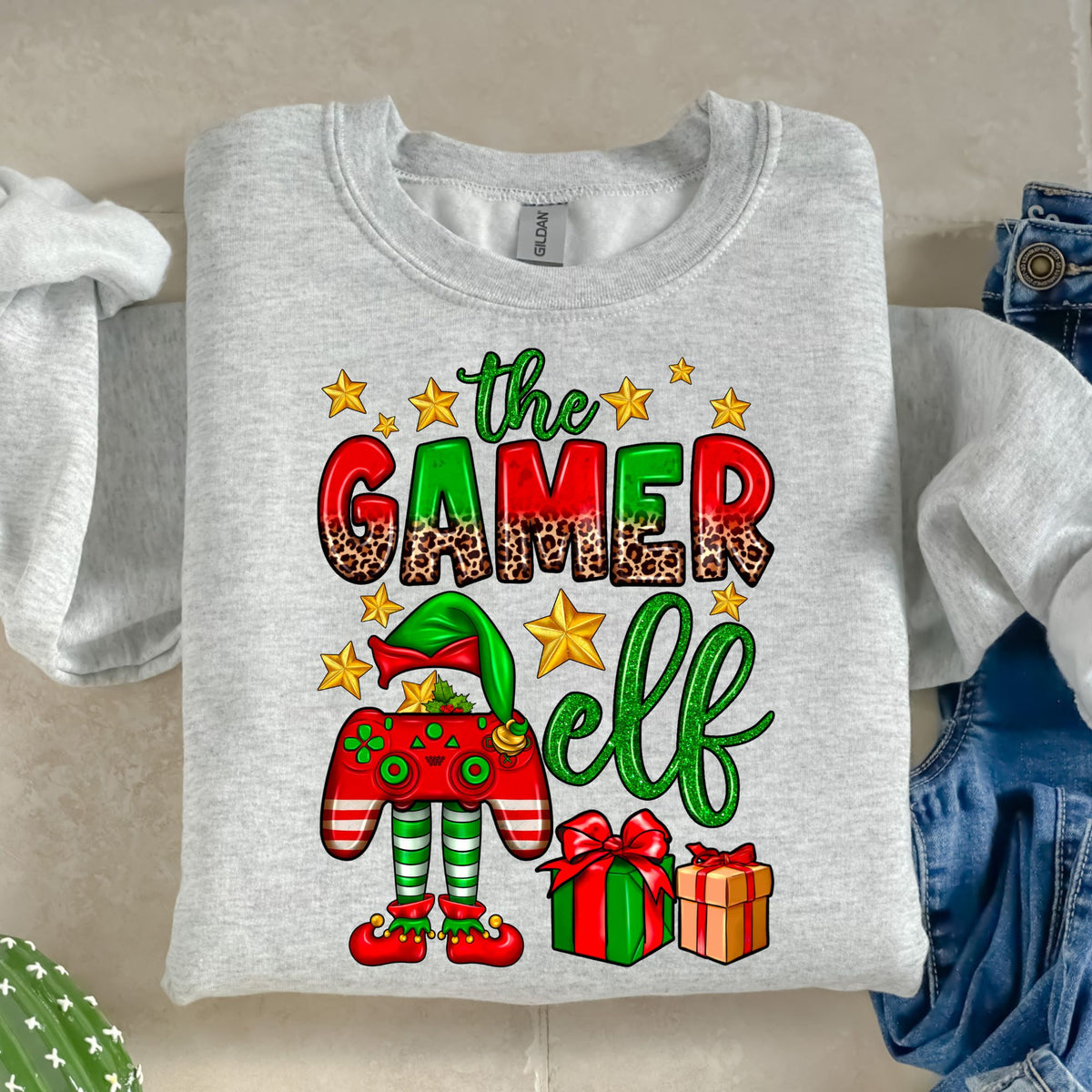 The Gamer Elf-38746-DTF transfer