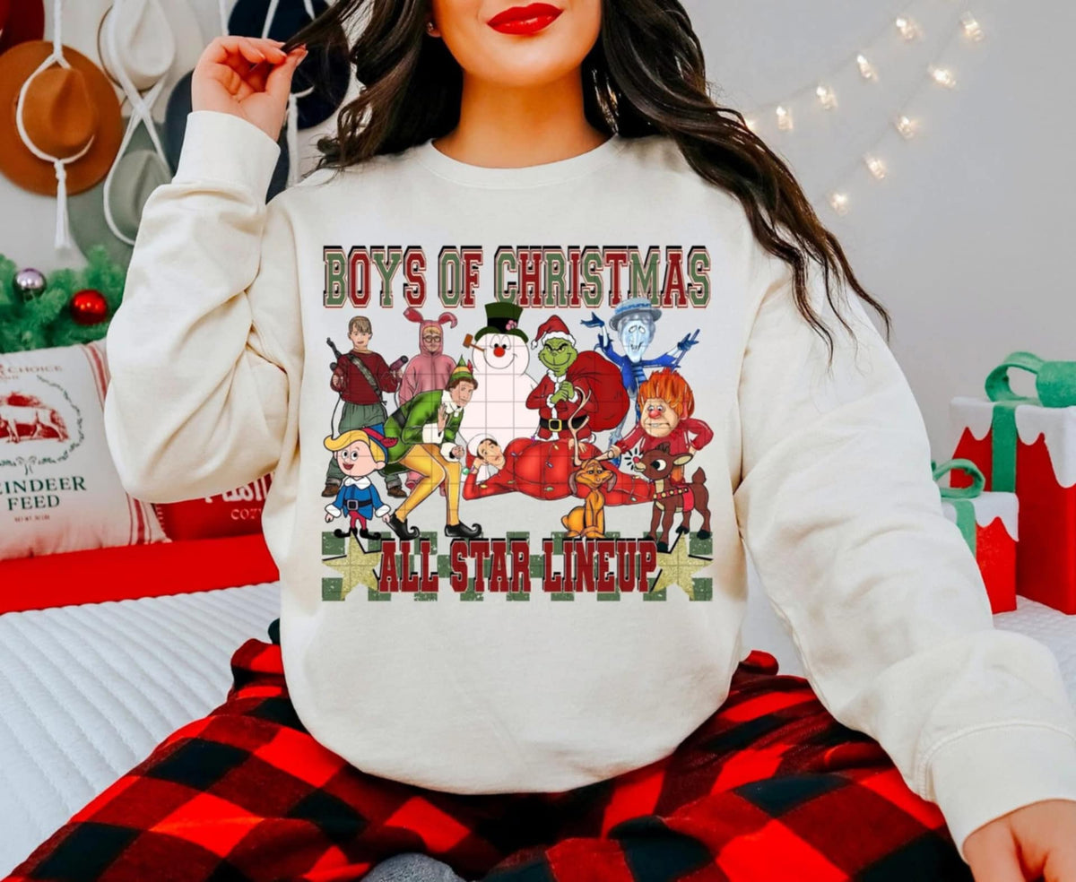 Boys of Christmas all star lineup (DD) DTF Transfer