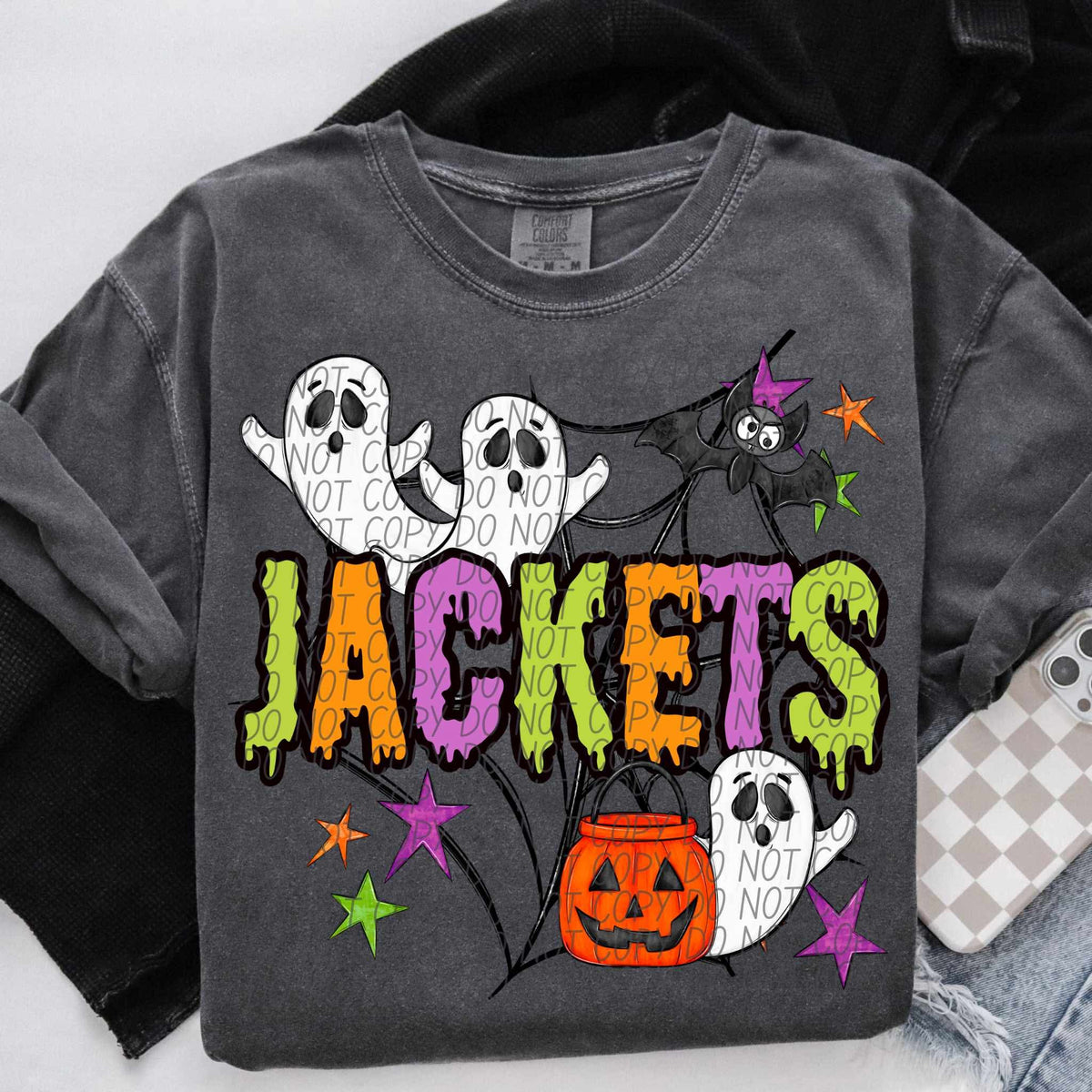 Jackets Halloween (City) DTF transfer