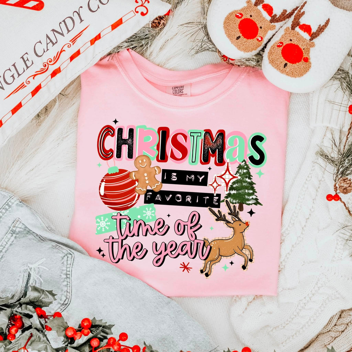 Christmas is my favorite season black (CSC) Sunday Special DTF transfer