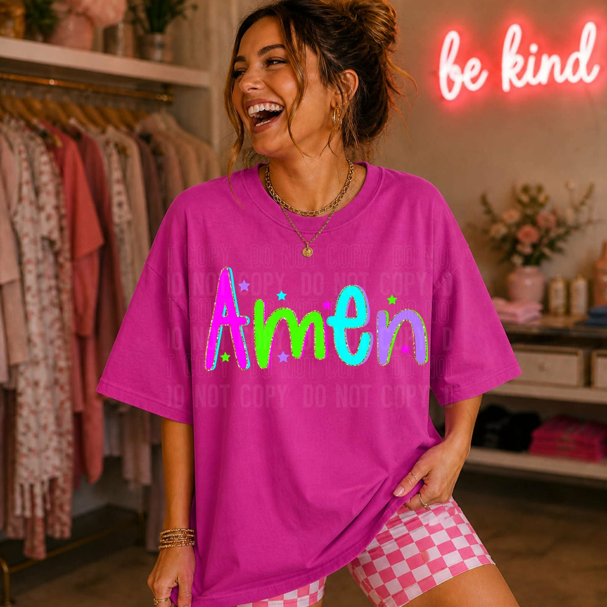 Amen (rainbow) Sunday Special DTF transfer