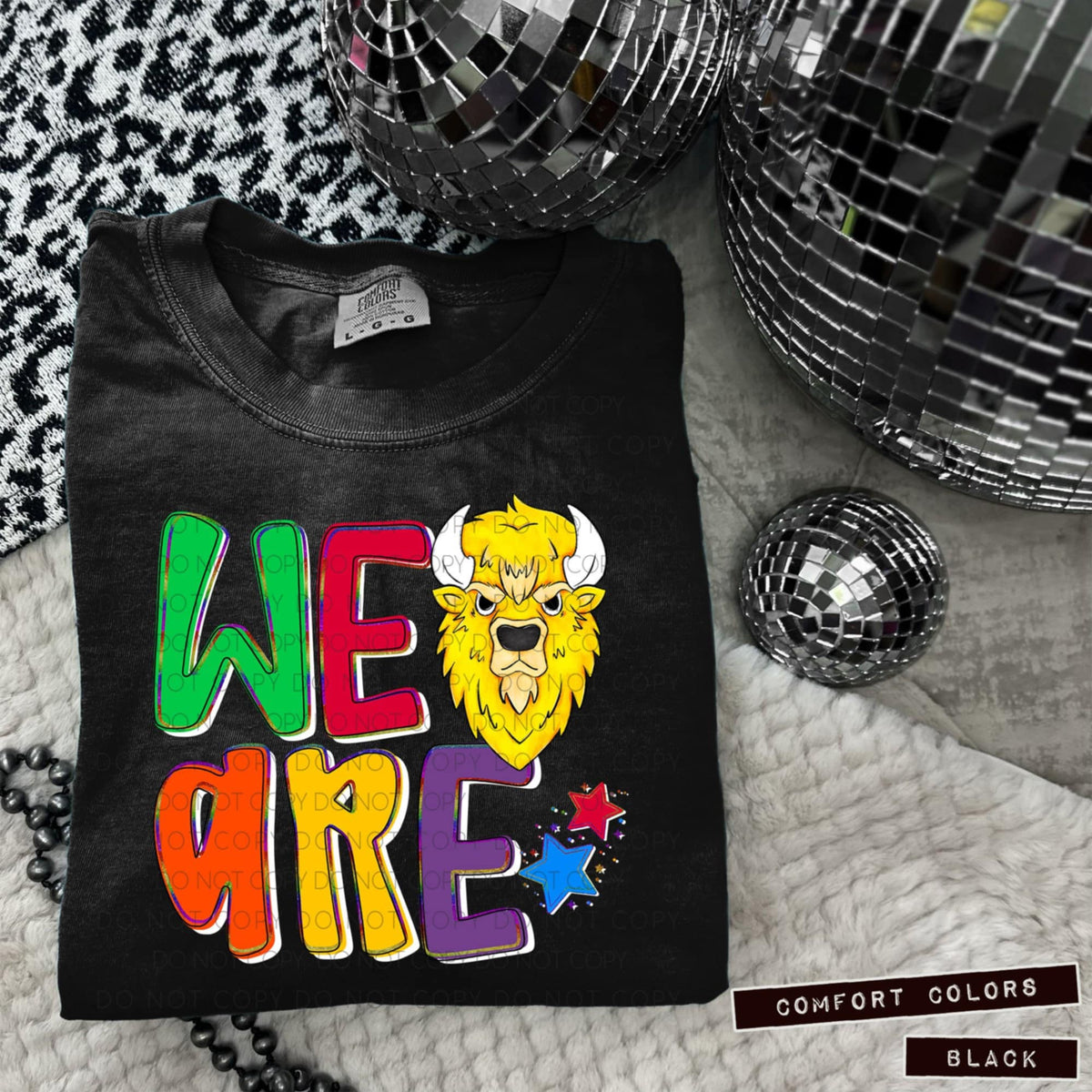 We are buffaloes yellow (Caplinger) 100798 DTF transfer