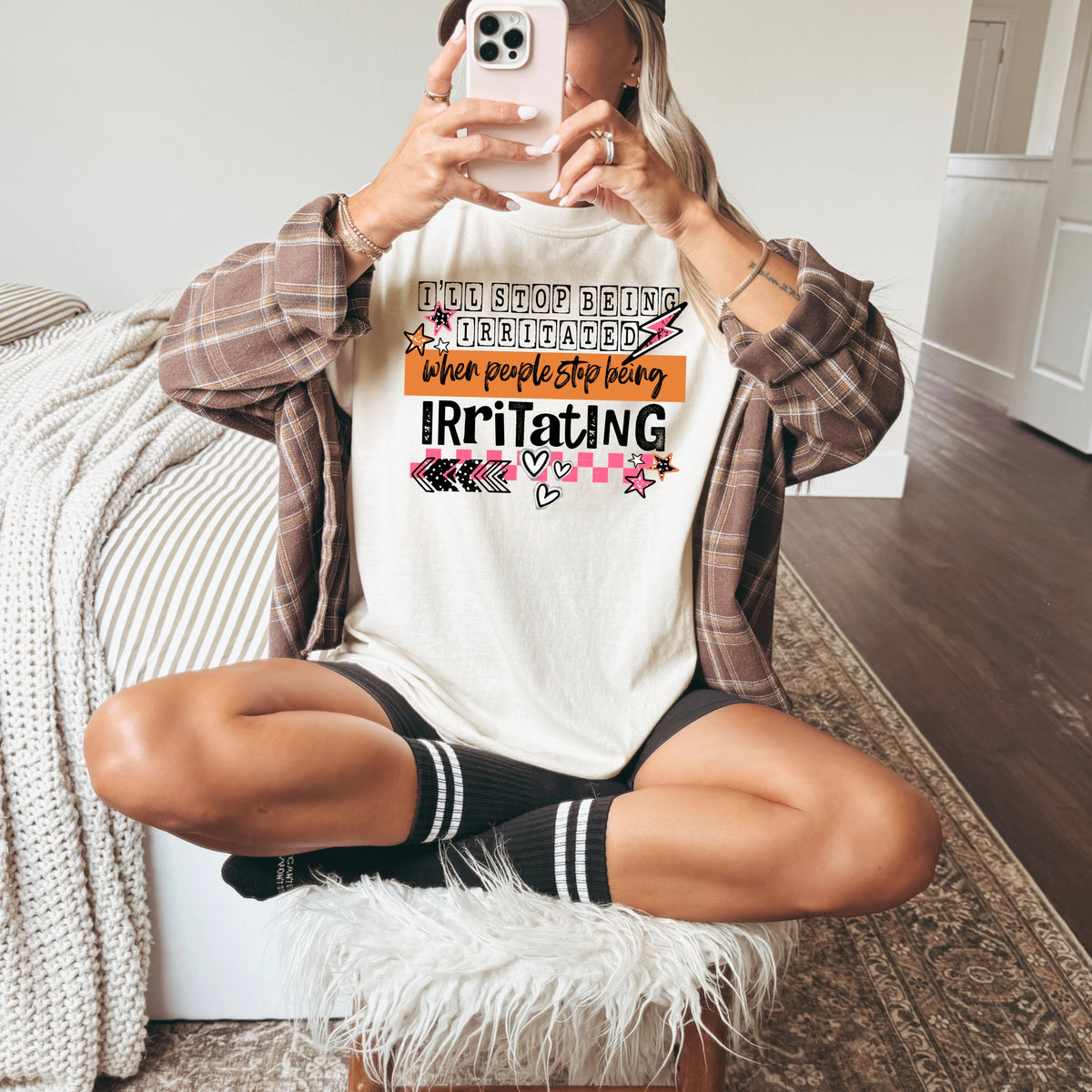 I’ll stop being irritated (black) CSC DTF Transfer