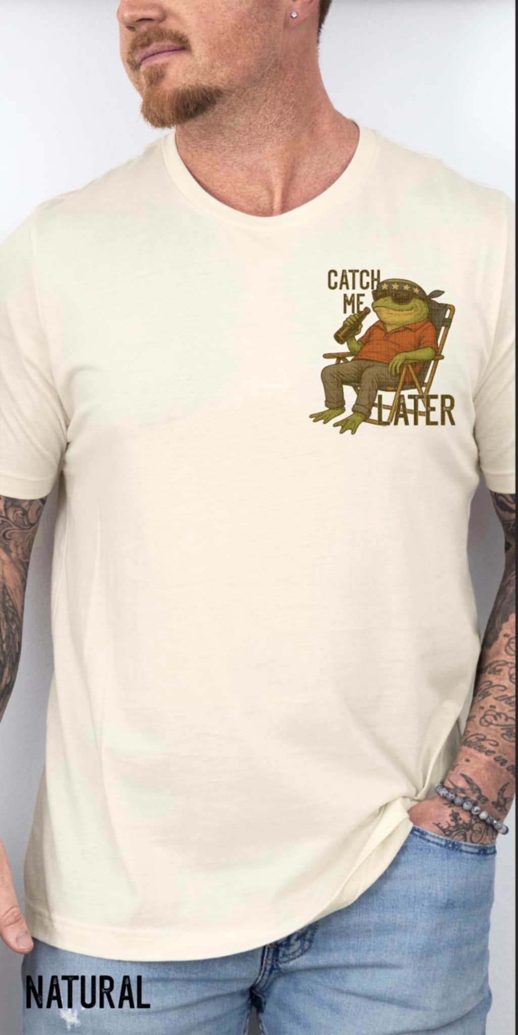 Catch me later frog (SDD) 99299 DTF transfer