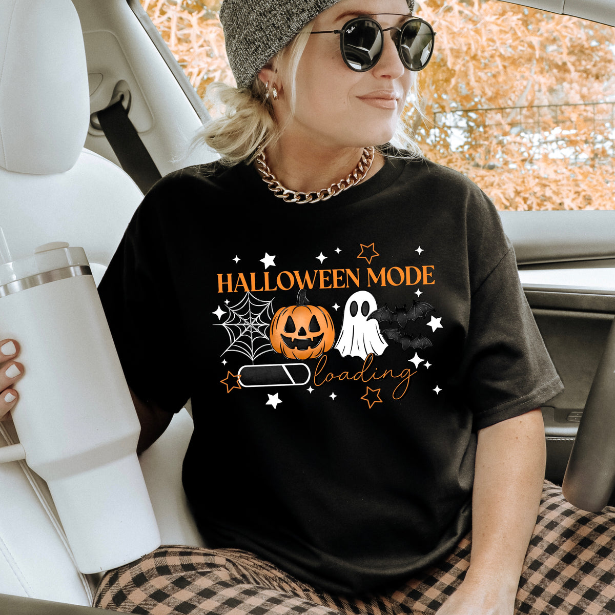 Halloween mode loading (white) (CSC) DTF transfer