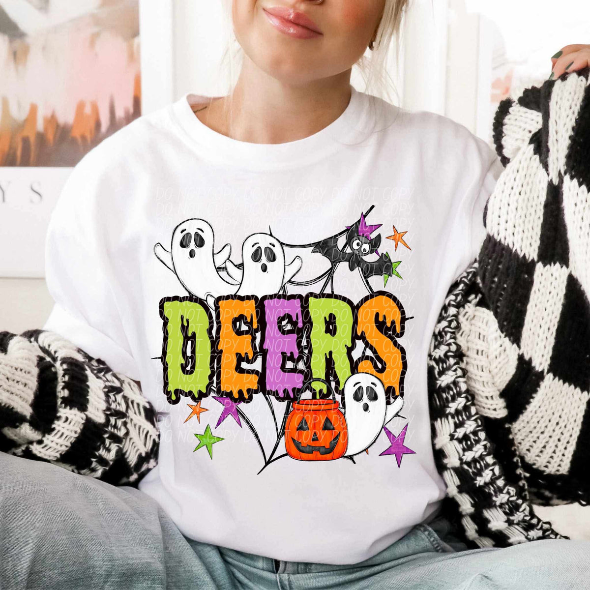 Deers Halloween (City) DTF transfer