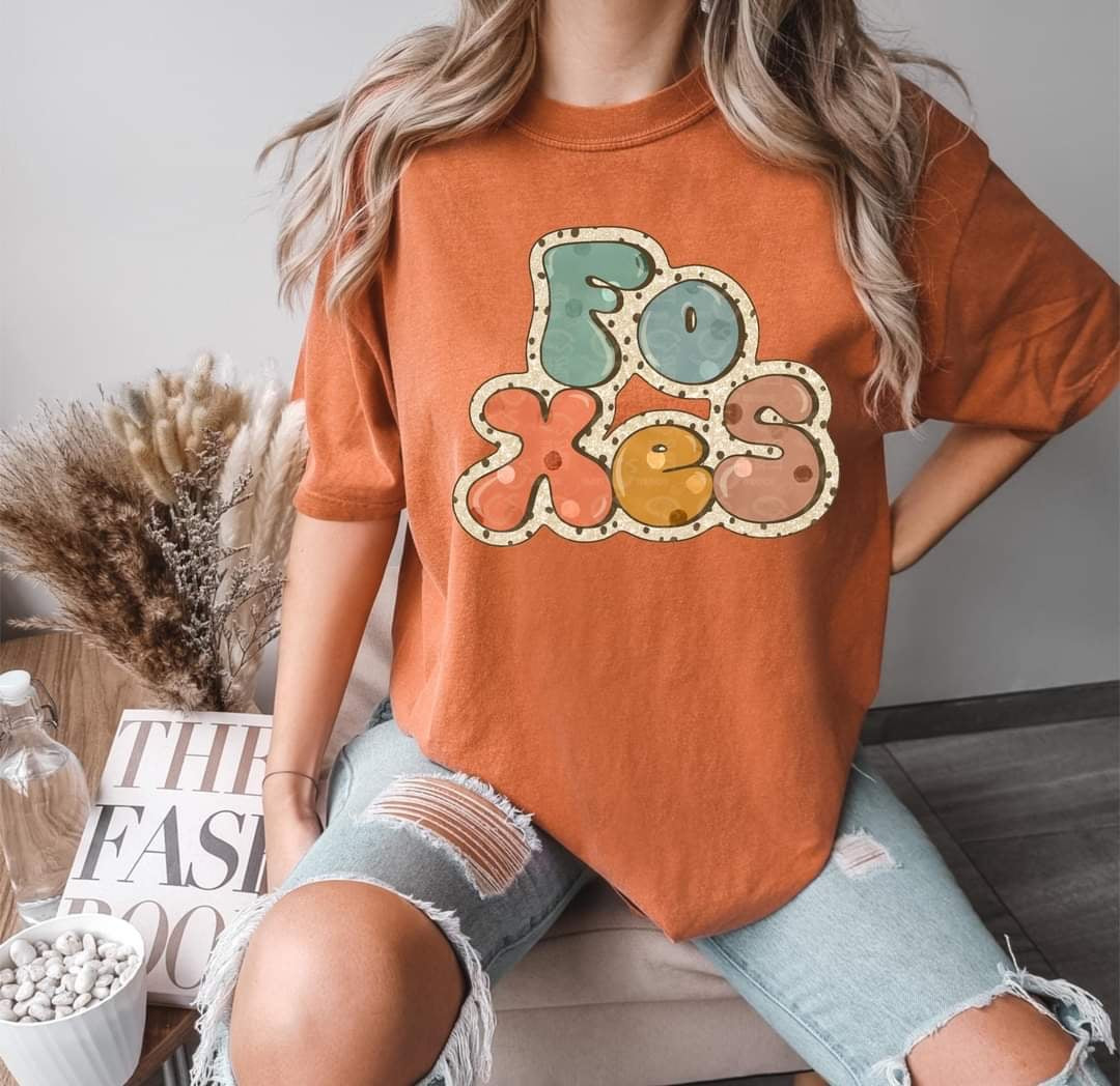 Foxes boho (C’s) 60271 DTF transfer
