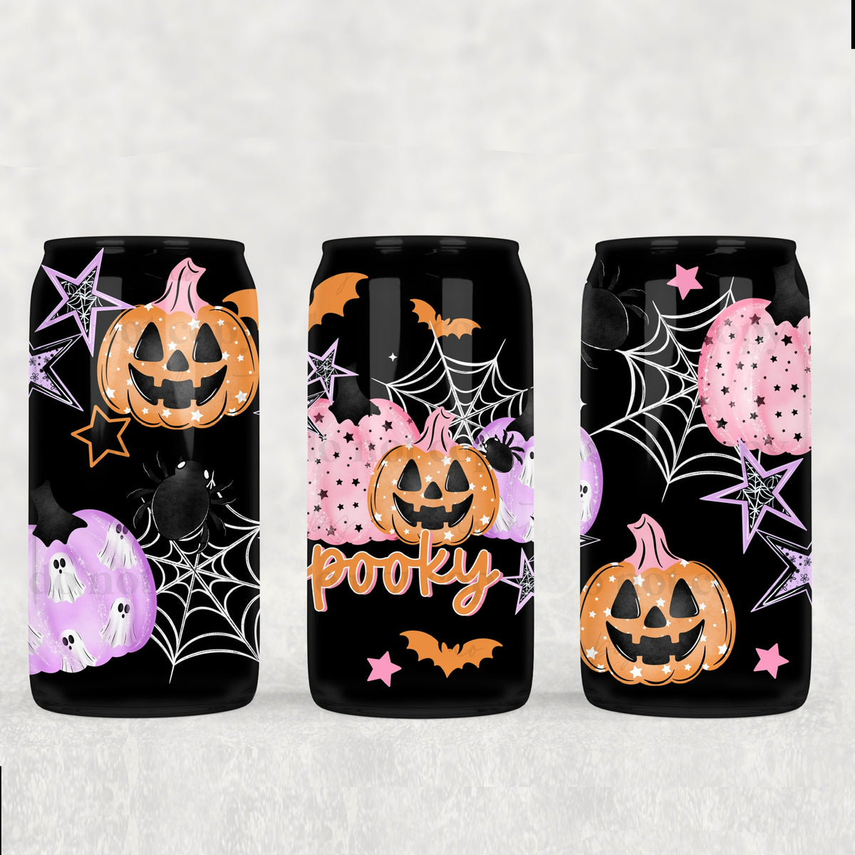 Spooky pumpkins (exclusive) UV DTF WRAP