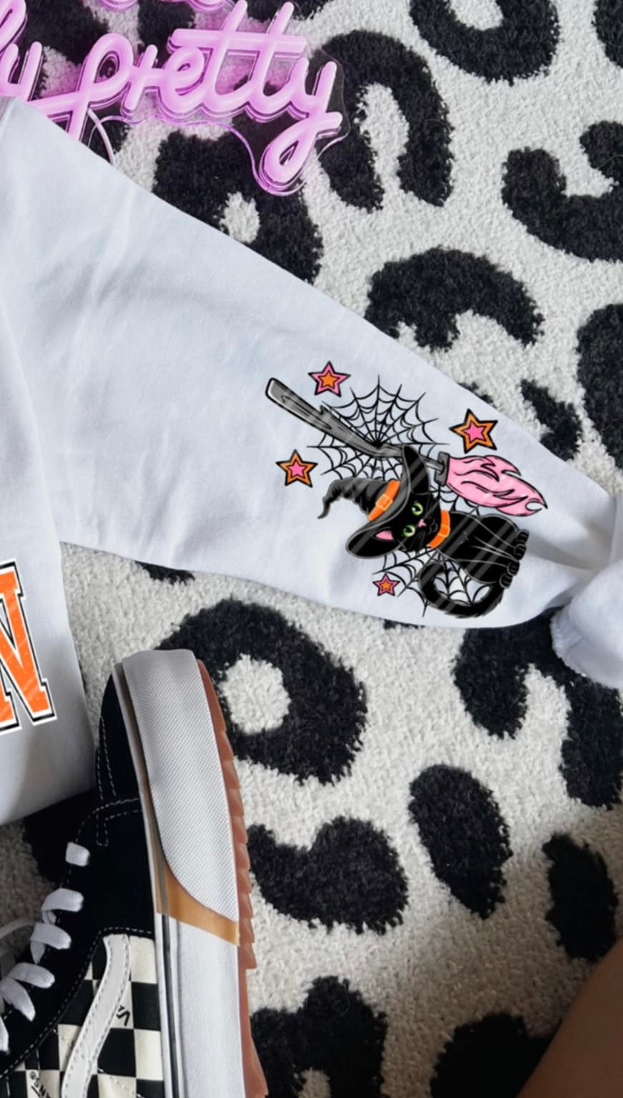 When witches go riding black accents pocket (linda) 111210 DTF transfer