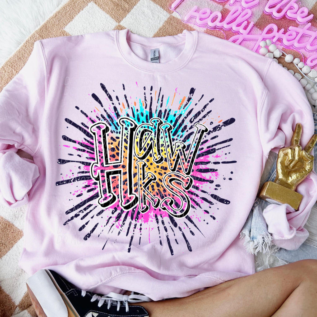 Colorful Burst Mascots (City)