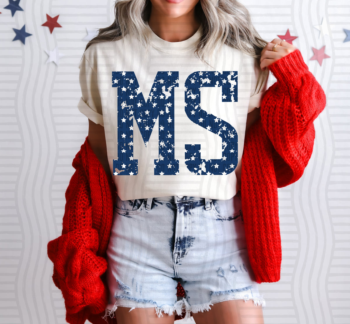 MS white stars (Caplinger) dtf transfer