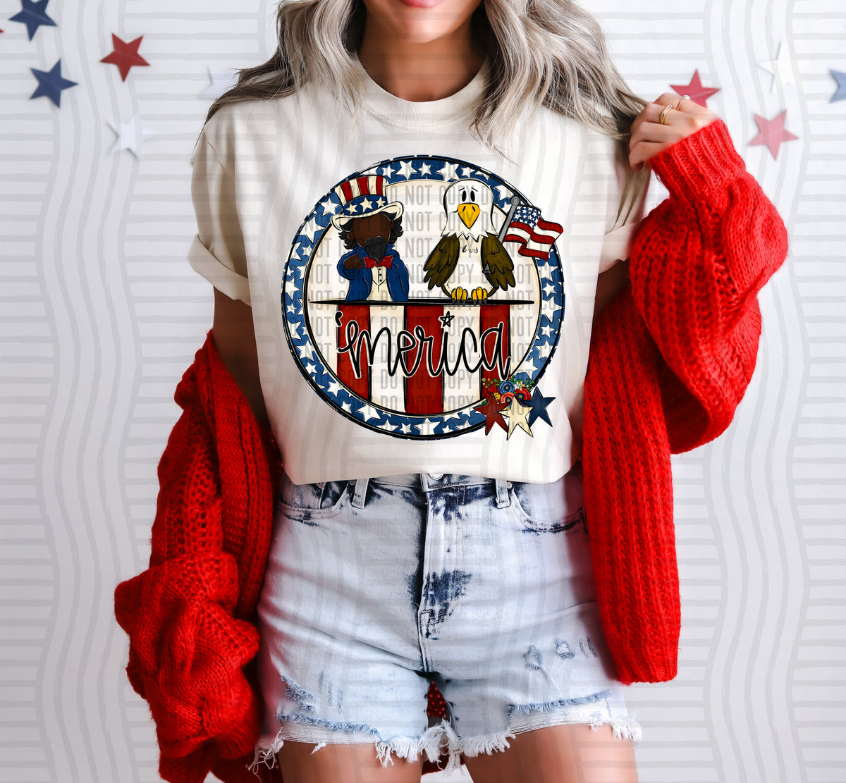Merica circle 02 (Caplinger) dtf transfer