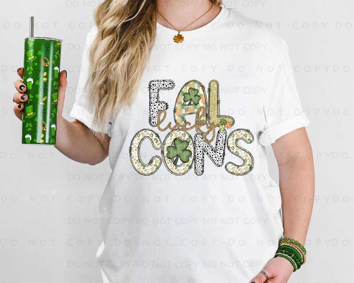 Lucky falcons st Patrick patterns (caplinger) 82475 DTF transfer