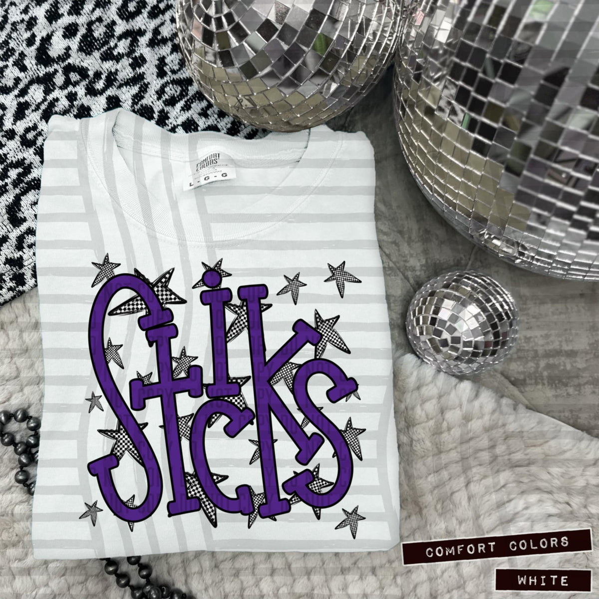 Purple Staggered Mascots (Caplinger)