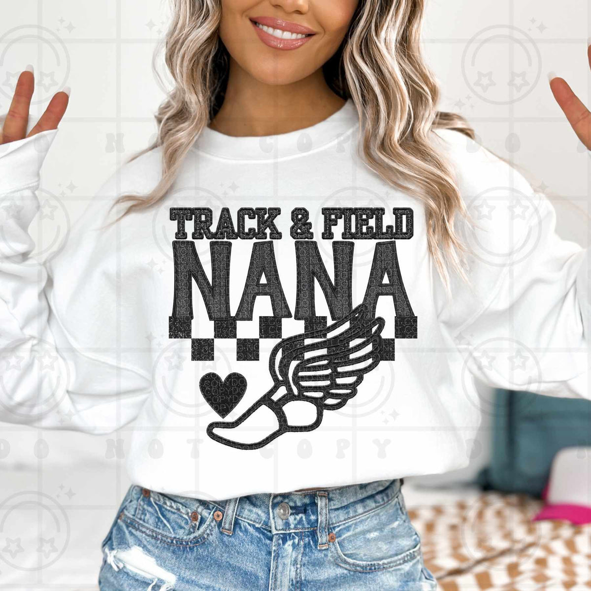 Track & field nana (HW) 84547 DTF transfer