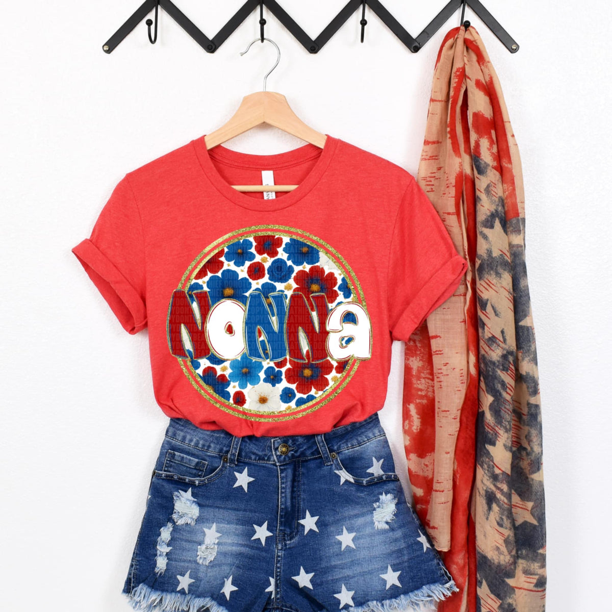 Nonna patriotic circle (SDD) 99242 DTF transfer