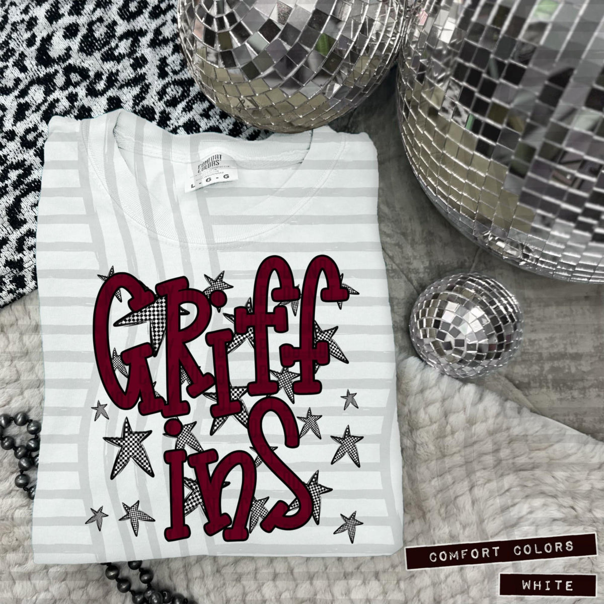 Maroon Staggered Mascots (Caplinger)