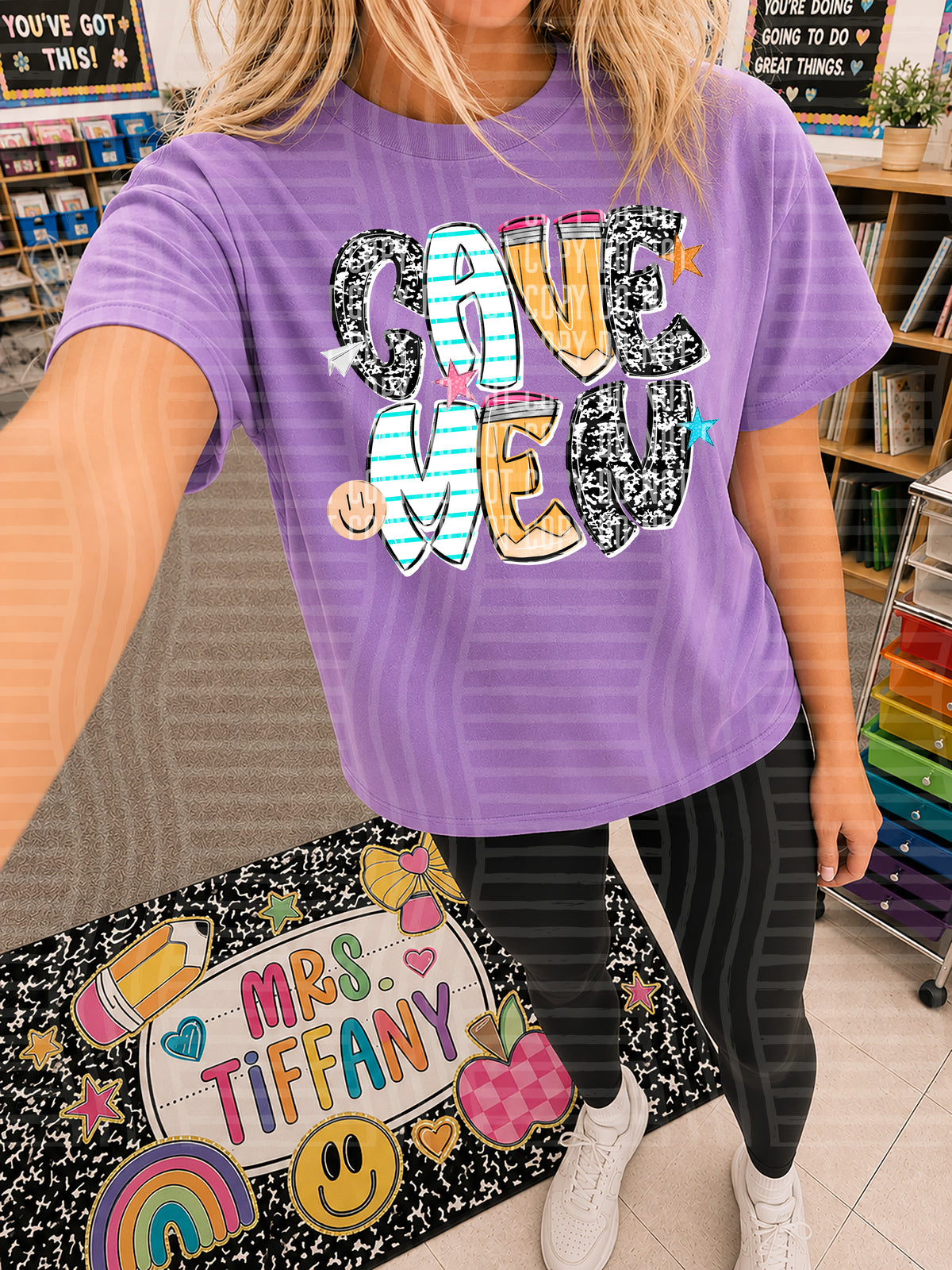 cavemen pencil paper font (CAPLINGER) DTF Transfer