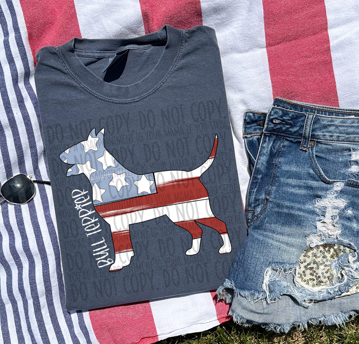 BULL TERRIER white (SWD) DTF transfer