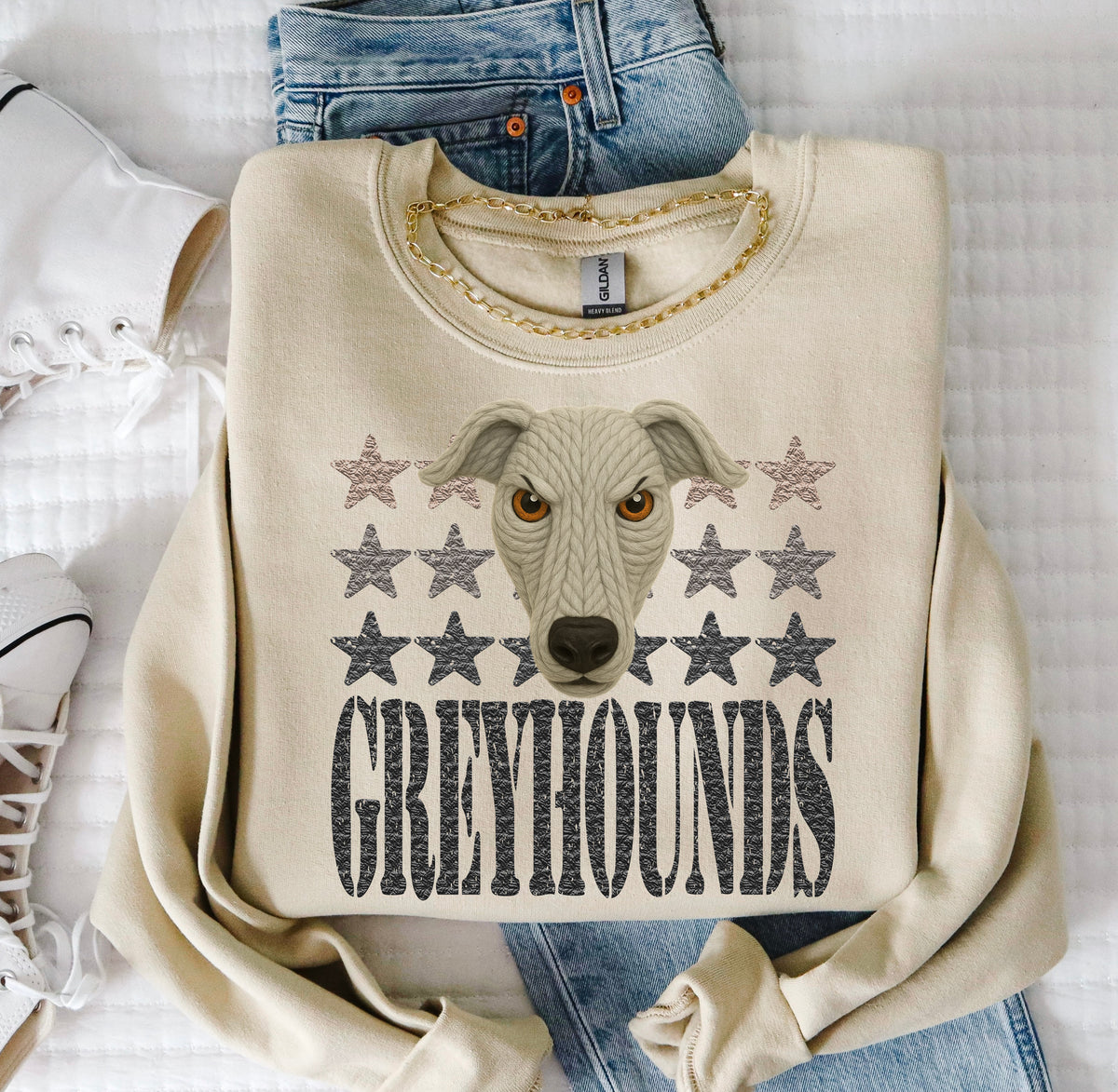 Greyhounds Yarn Mascot (S&G) DTF transfer