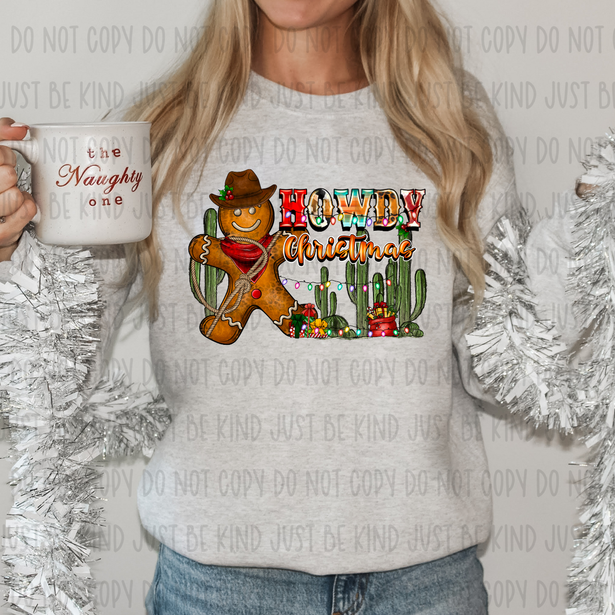 Howdy Christmas (RD) 72394 DTF Transfer