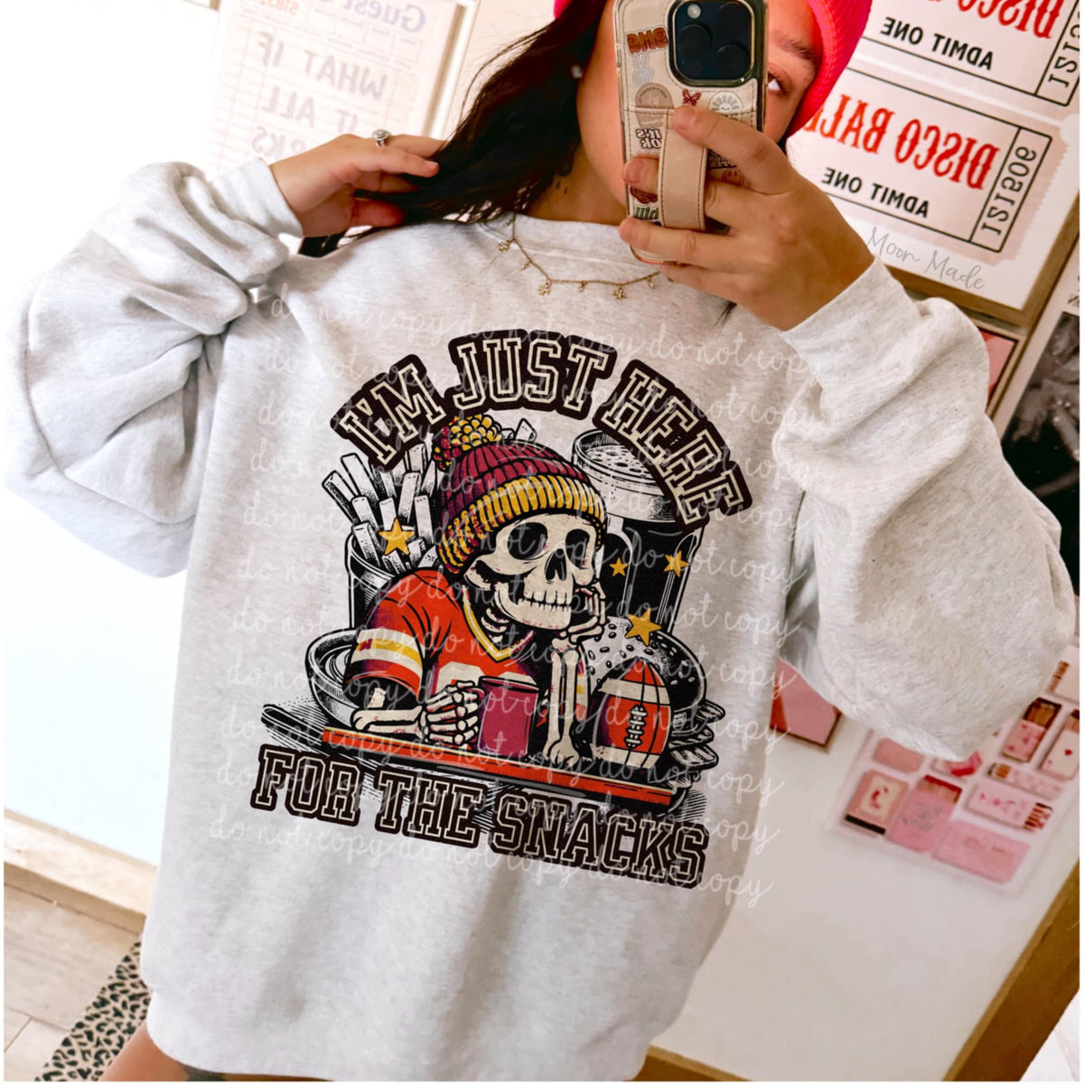 I’m just here for the snacks (MMD) 85245 DTF transfer