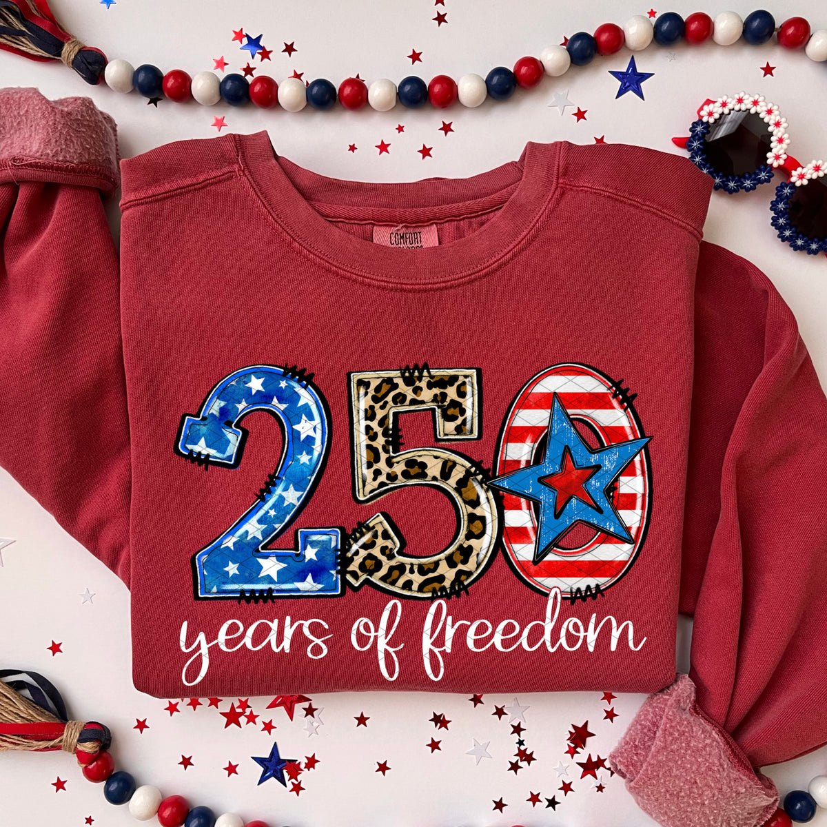 250 years of freedom WHITE (SDD) DTF Transfer