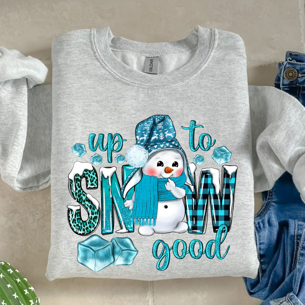 Up To Snow Good-38757-DTF transfer