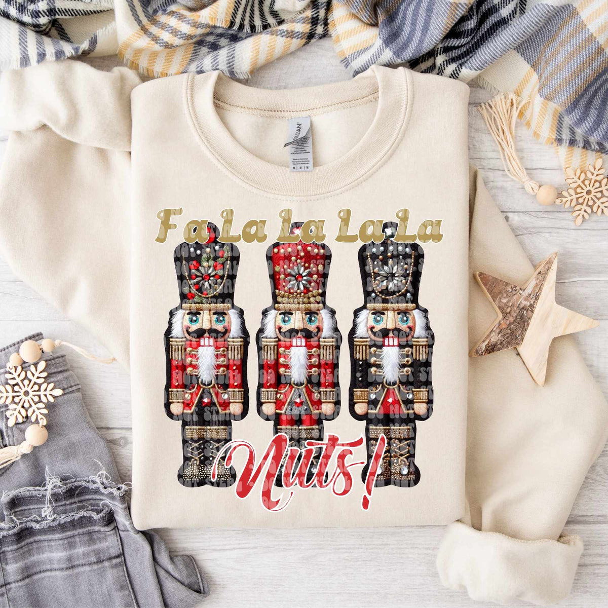 Fa la la la nuts (LANE) 62728 DTF transfer