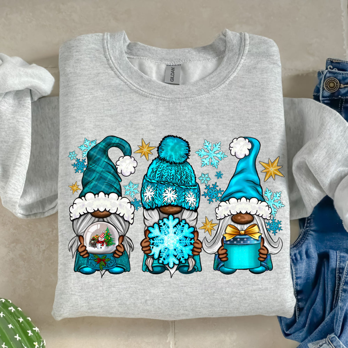 Winter Gnomes-38763-DTF transfer