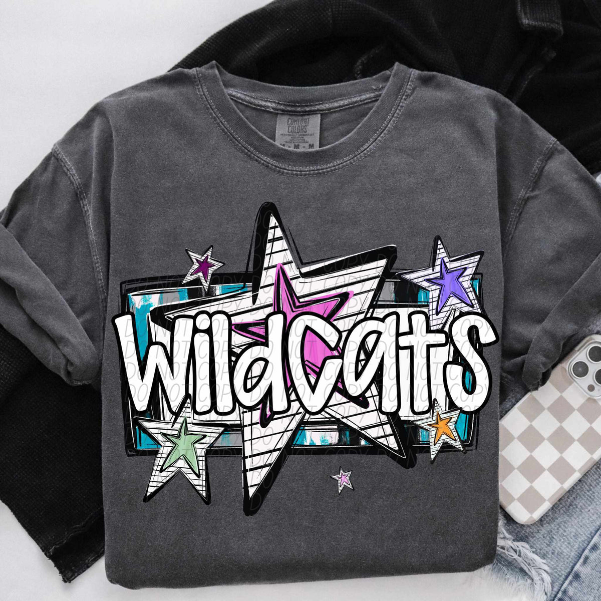 Wildcats stars (CITY) 84956 DTF transfer
