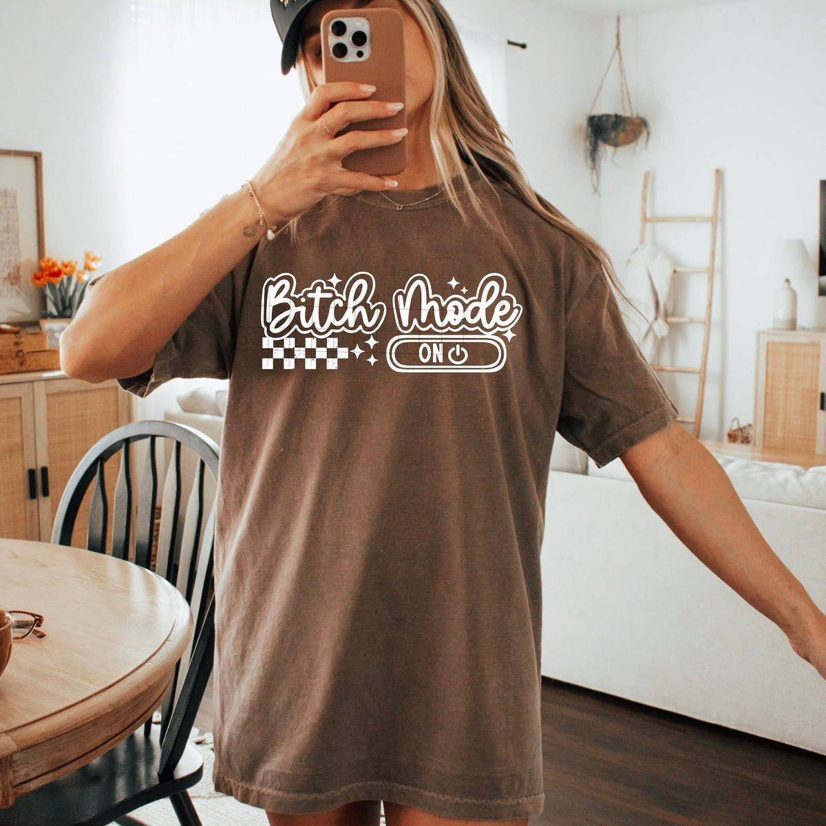 Bitch Mode Outline WHITE (CSC) DTF transfer